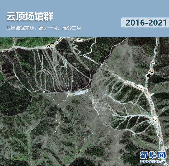 衛(wèi)星見證，這里如何變身“冬奧小城”
