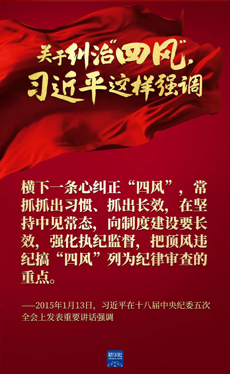 關(guān)于糾治“四風(fēng)”，習(xí)近平這樣強調(diào)