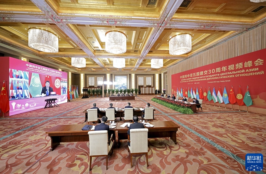 習(xí)近平主持中國同中亞五國建交30周年視頻峰會(huì) 強(qiáng)調(diào)攜手構(gòu)建更加緊密的中國－中亞命運(yùn)共同體