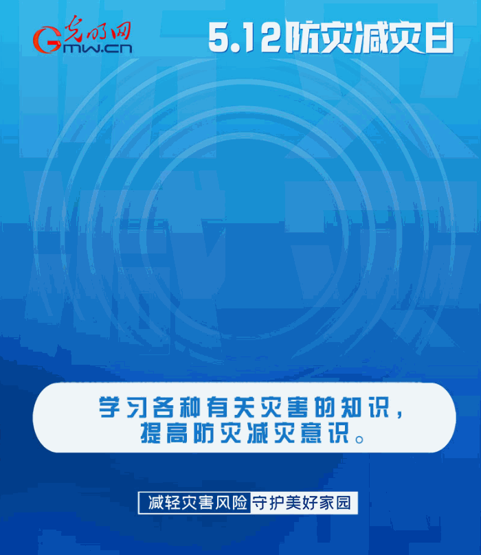 【動(dòng)態(tài)海報(bào)】減輕災(zāi)害風(fēng)險(xiǎn)，從這10個(gè)字開始