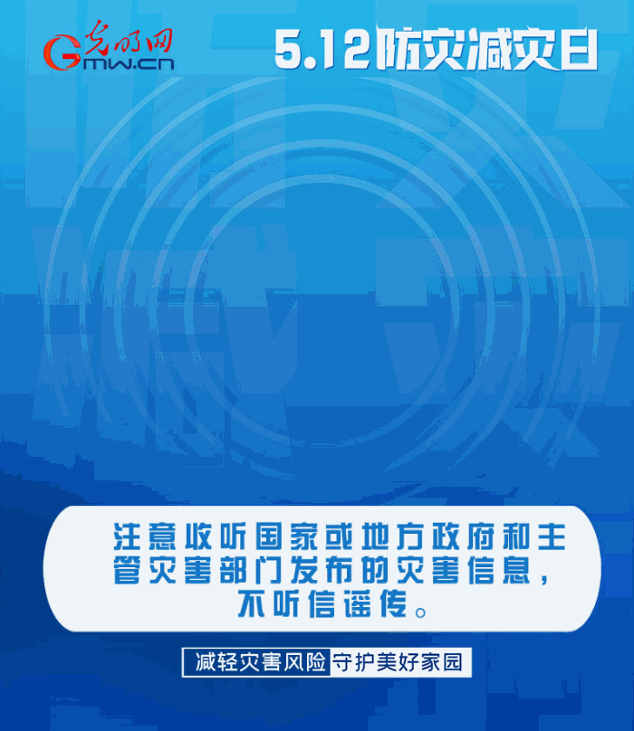 【動(dòng)態(tài)海報(bào)】減輕災(zāi)害風(fēng)險(xiǎn)，從這10個(gè)字開始