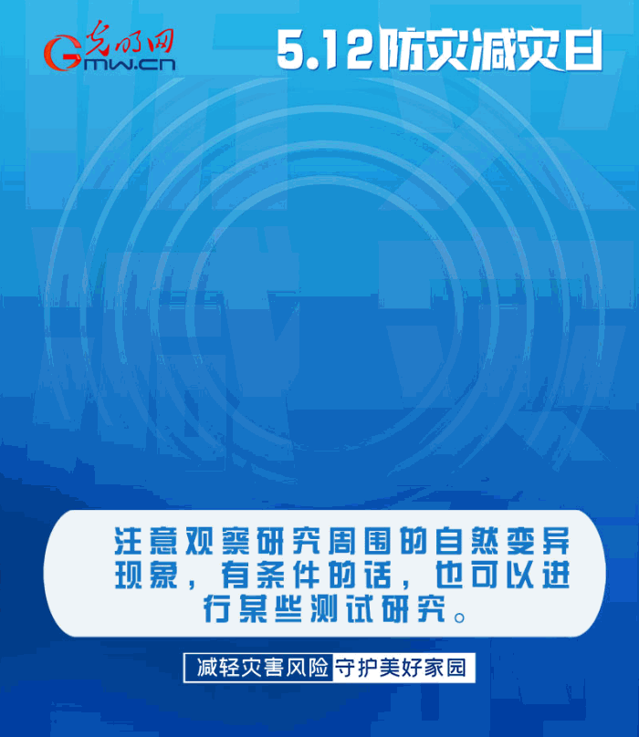 【動(dòng)態(tài)海報(bào)】減輕災(zāi)害風(fēng)險(xiǎn)，從這10個(gè)字開始