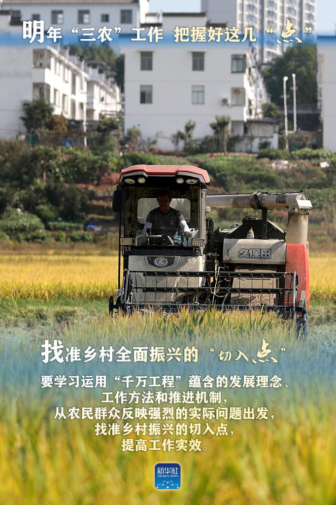 明年“三農(nóng)”工作，這幾個(gè)“點(diǎn)”要把握好