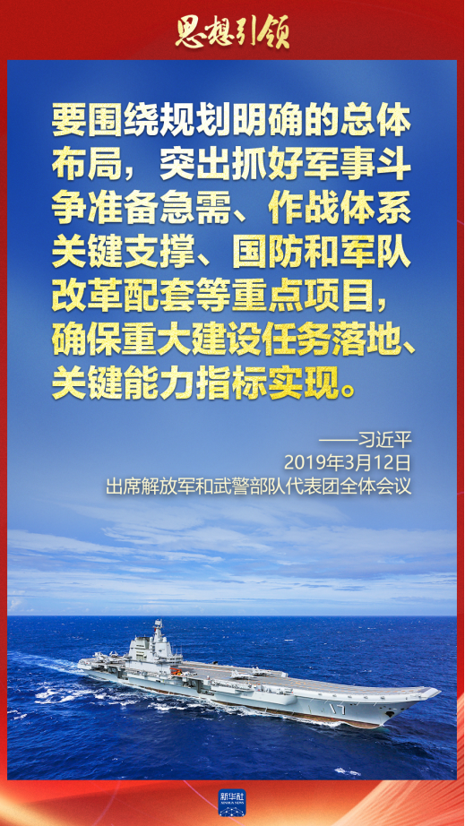 思想引領｜兩會上，習主席這樣談強軍之路