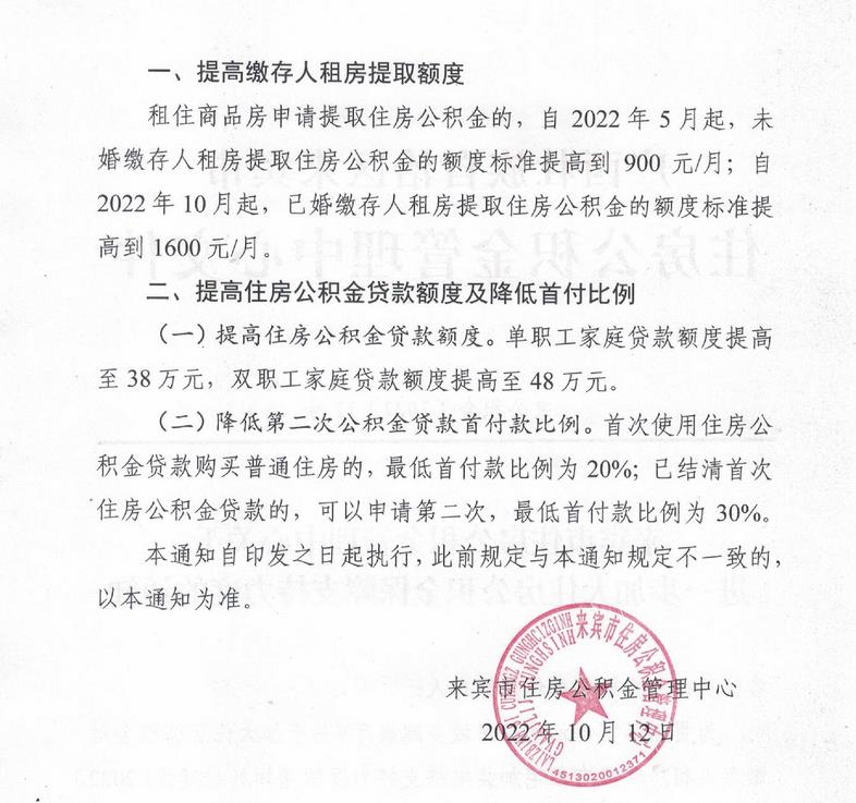 廣西來賓市住房公積金管理中心網(wǎng)站信息截圖。