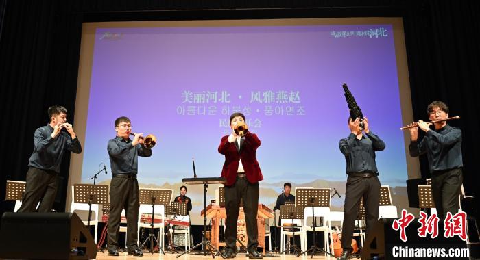 圖為音樂會(huì)現(xiàn)場?！∈谞栔袊幕行墓﹫D