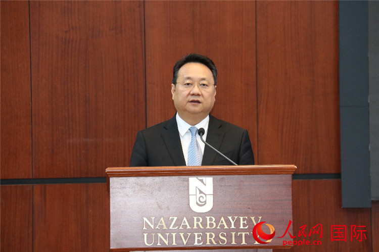 中共中央宣傳部副部長王綱致辭。人民網(wǎng)記者 李強(qiáng)攝