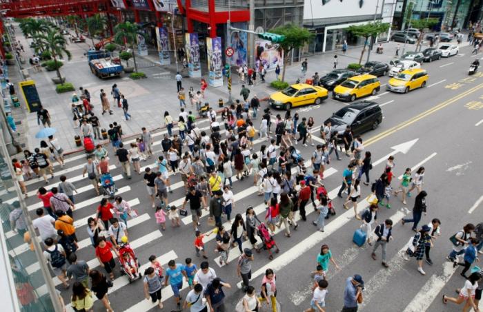 圖為信義商圈。圖片來源：臺灣“中時(shí)新聞網(wǎng)”。