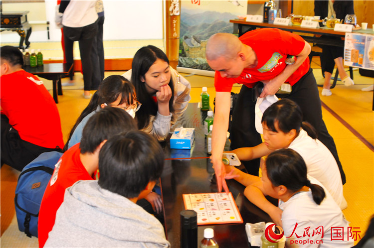 中日青少年聯(lián)歡交流會(huì)現(xiàn)場(chǎng)。人民網(wǎng) 蔣曉辰攝