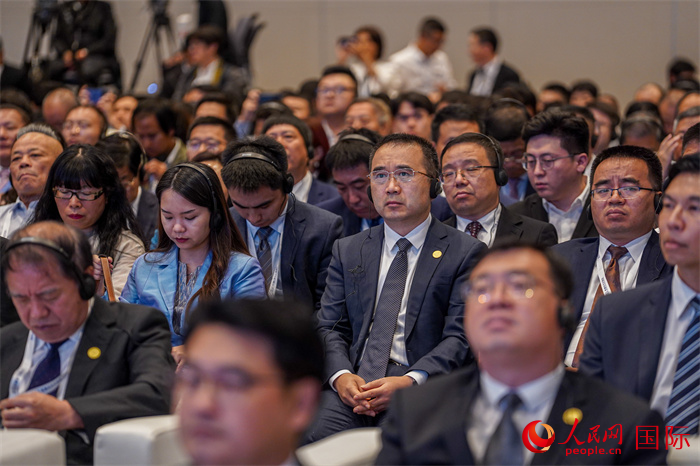 2023中國（浙江）—泰國合作交流會現(xiàn)場。普拉維攝
