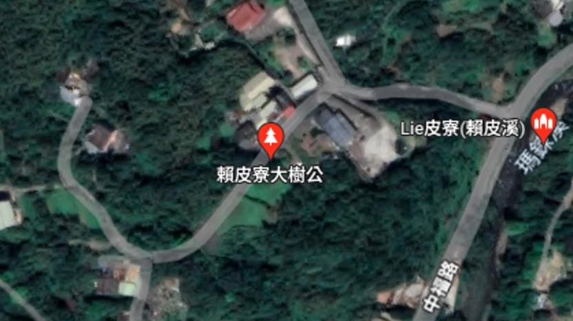 谷歌地圖截圖。圖片來源：臺灣《中國時報》