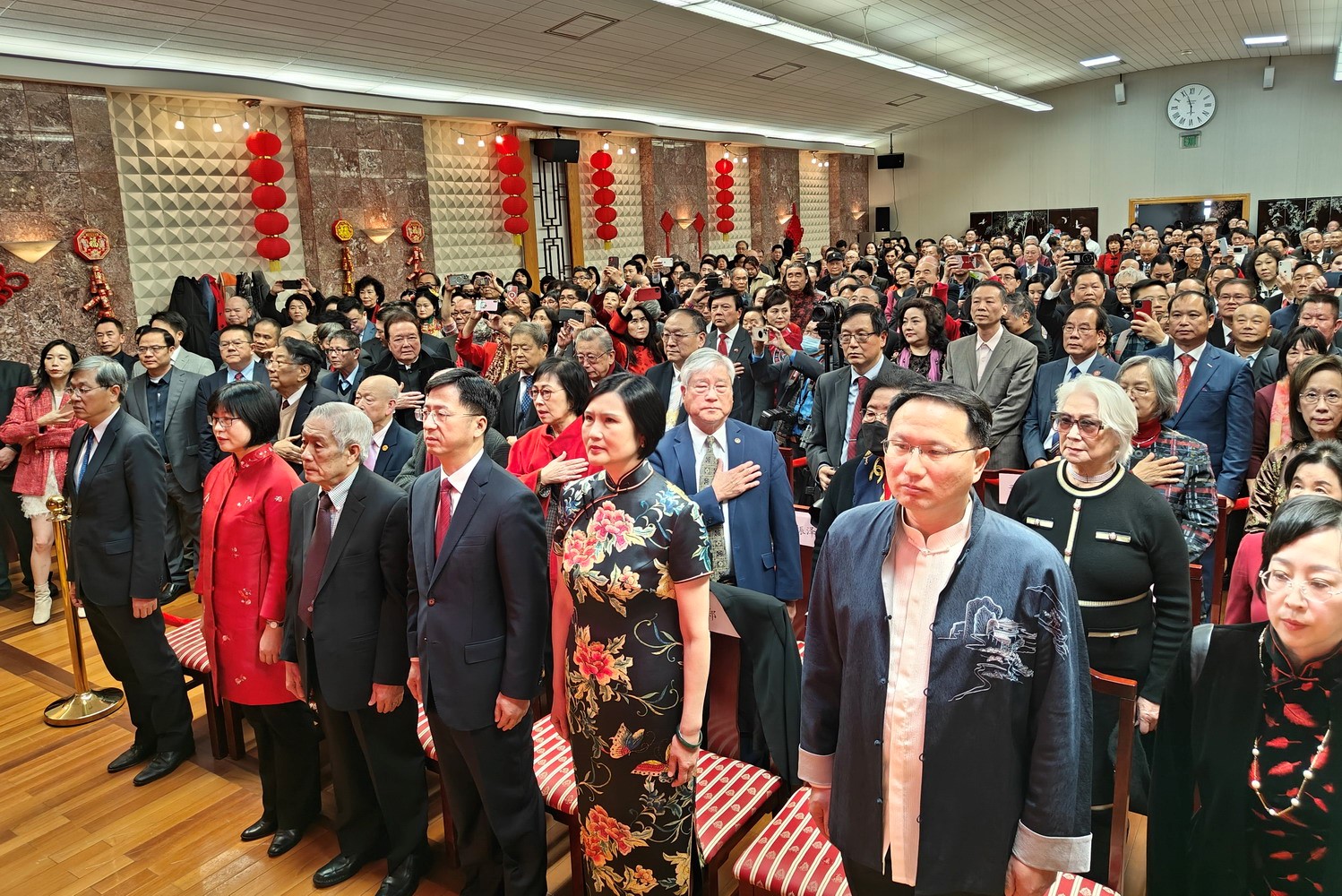 領(lǐng)區(qū)各州代表參加招待會(huì)。主辦方供圖