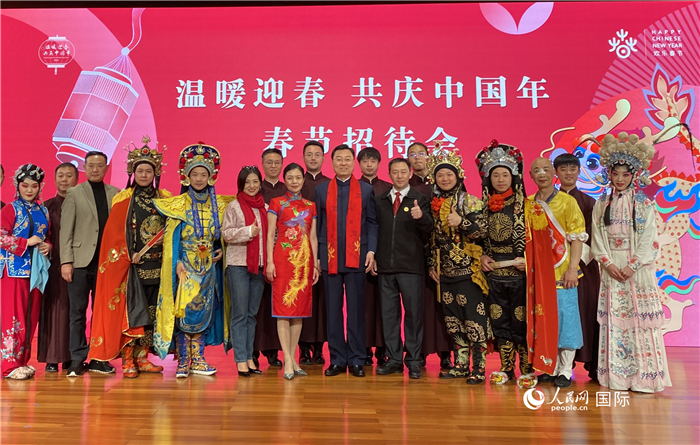 當(dāng)?shù)貢r間2月5日晚，中國駐美國大使館舉辦僑學(xué)界專場春節(jié)招待會。 人民網(wǎng)記者 李志偉攝