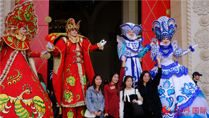 北京展覽館舉辦首屆俄羅斯“謝肉節(jié)”慶祝活動(dòng)。人民網(wǎng) 褚夢(mèng)琦攝
