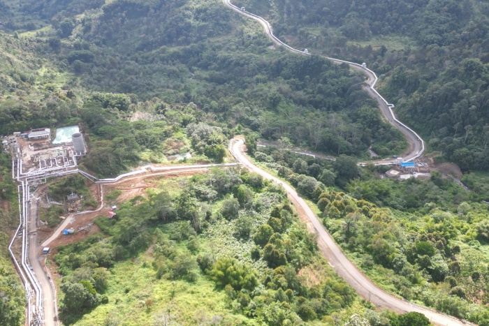 部分井區(qū)管線俯瞰。山東電建三公司供圖