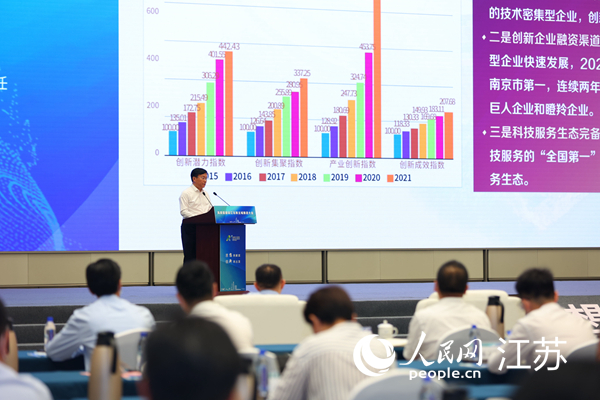 2022南京江北新區(qū)創(chuàng)新活力指數(shù)發(fā)布。江北新區(qū)供圖