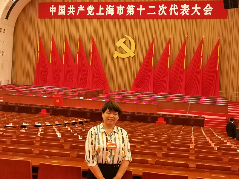 黨代表施鳳。受訪者供圖