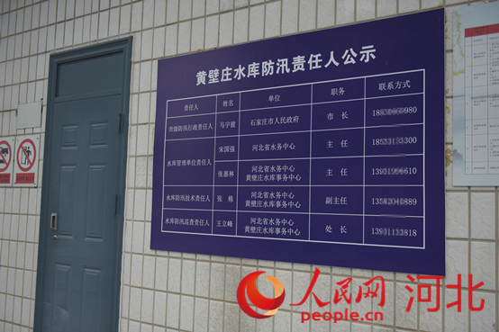 防汛責(zé)任人公示牌。人民網(wǎng)祝龍超攝