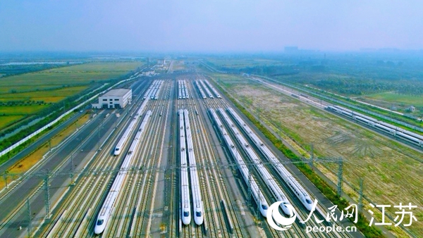 南京動車段南通動車所。人民網(wǎng)記者 王繼亮攝