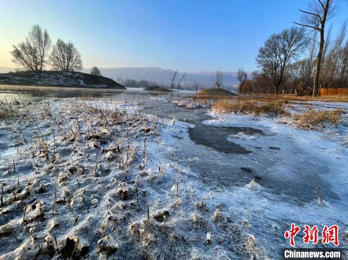 圖為青海省化隆縣黃河濕地景色。　李玉峰 攝