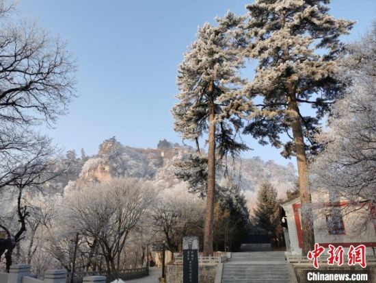 圖為崆峒山冬日美景。(資料圖) 徐振華 攝