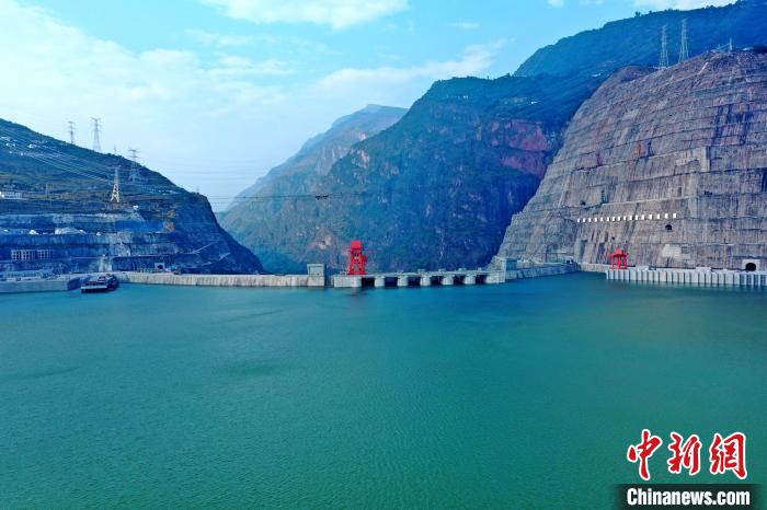圖為白鶴灘水電站。　水電四局供圖
