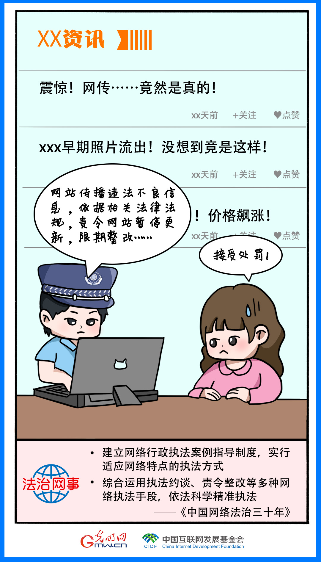【法治網事】漫畫丨中國網絡法治三十年