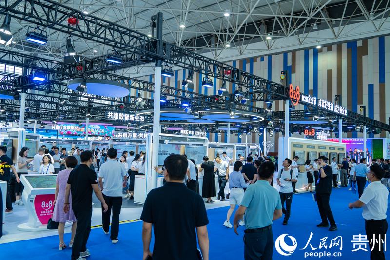 2、2024數(shù)博會共吸引400余家展商參展。人民網(wǎng) 陽茜攝.jpg