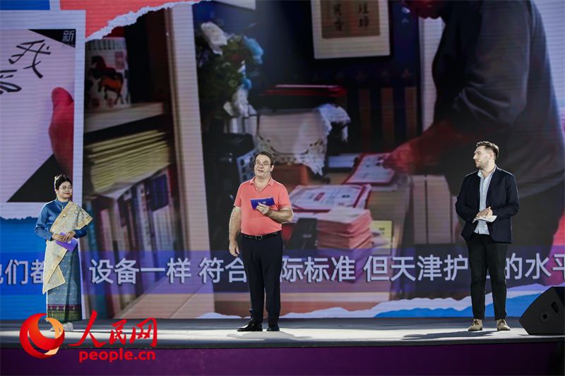 從左至右分別為馬星彤、皮安睿、柯明可。人民網(wǎng)記者 于凱攝