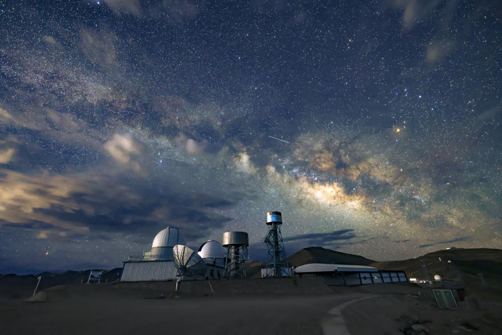 絕美暗夜星空。貢覺群培攝