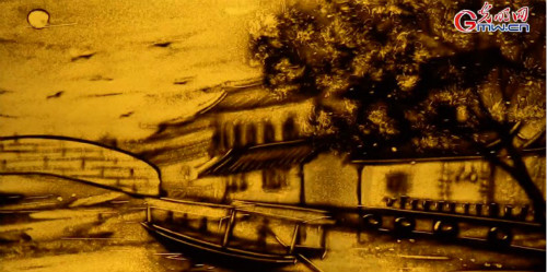 【沙畫】風(fēng)好正揚帆，起航新時代